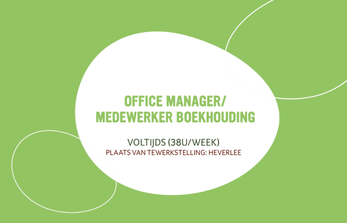 Vacature officemanager